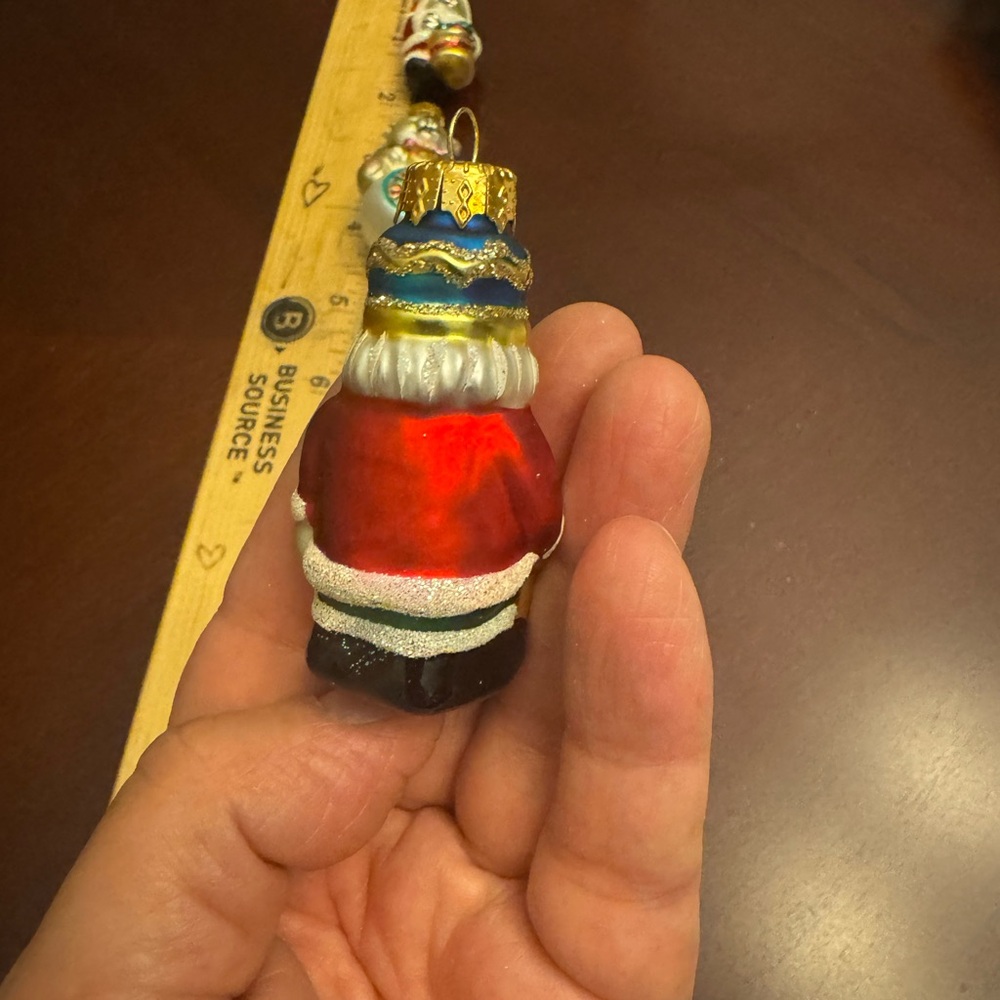 4 Handcrafted glass ornaments - Picture 5 of 12